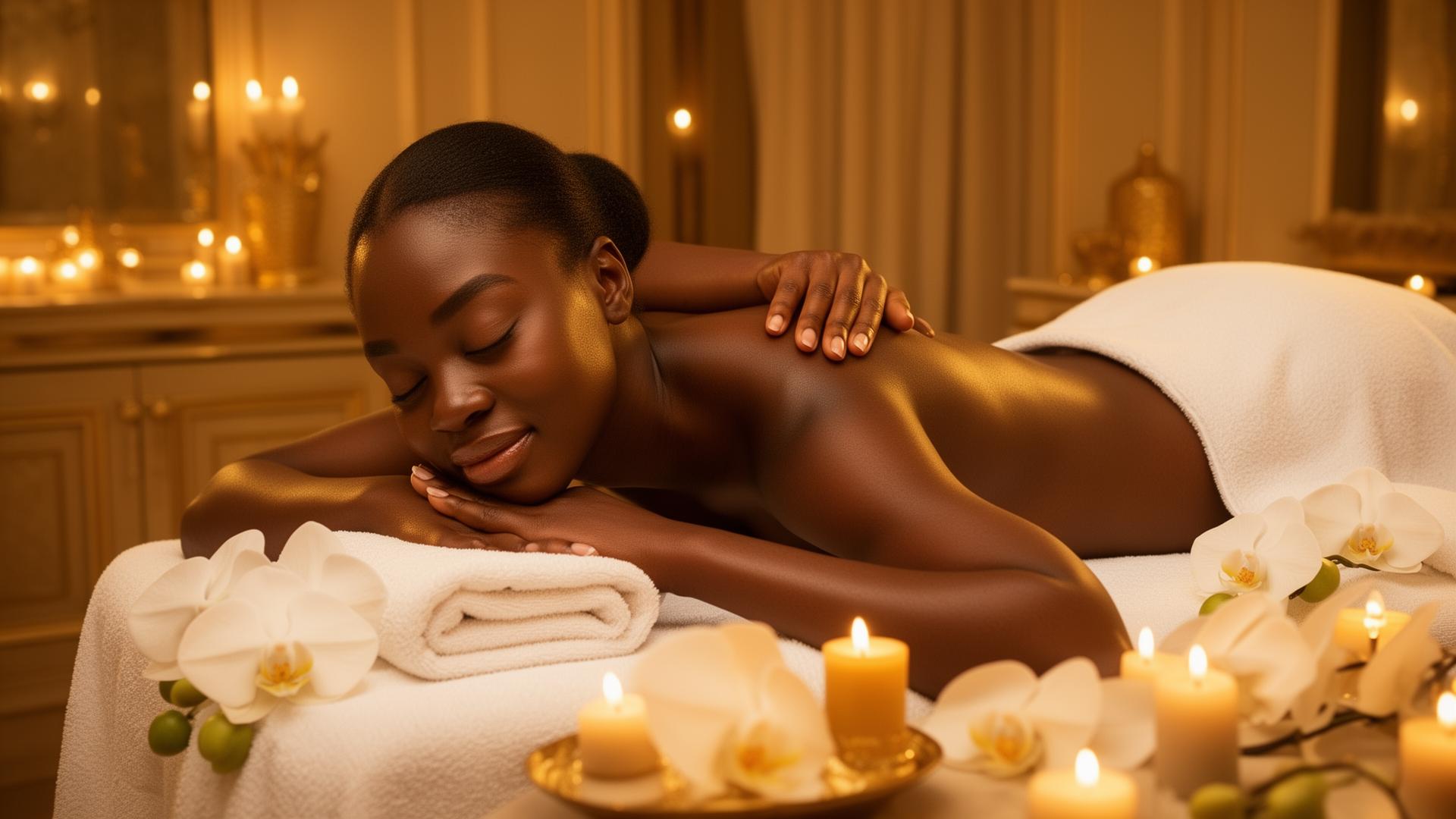 Massage relaxant au Salon de Kadija